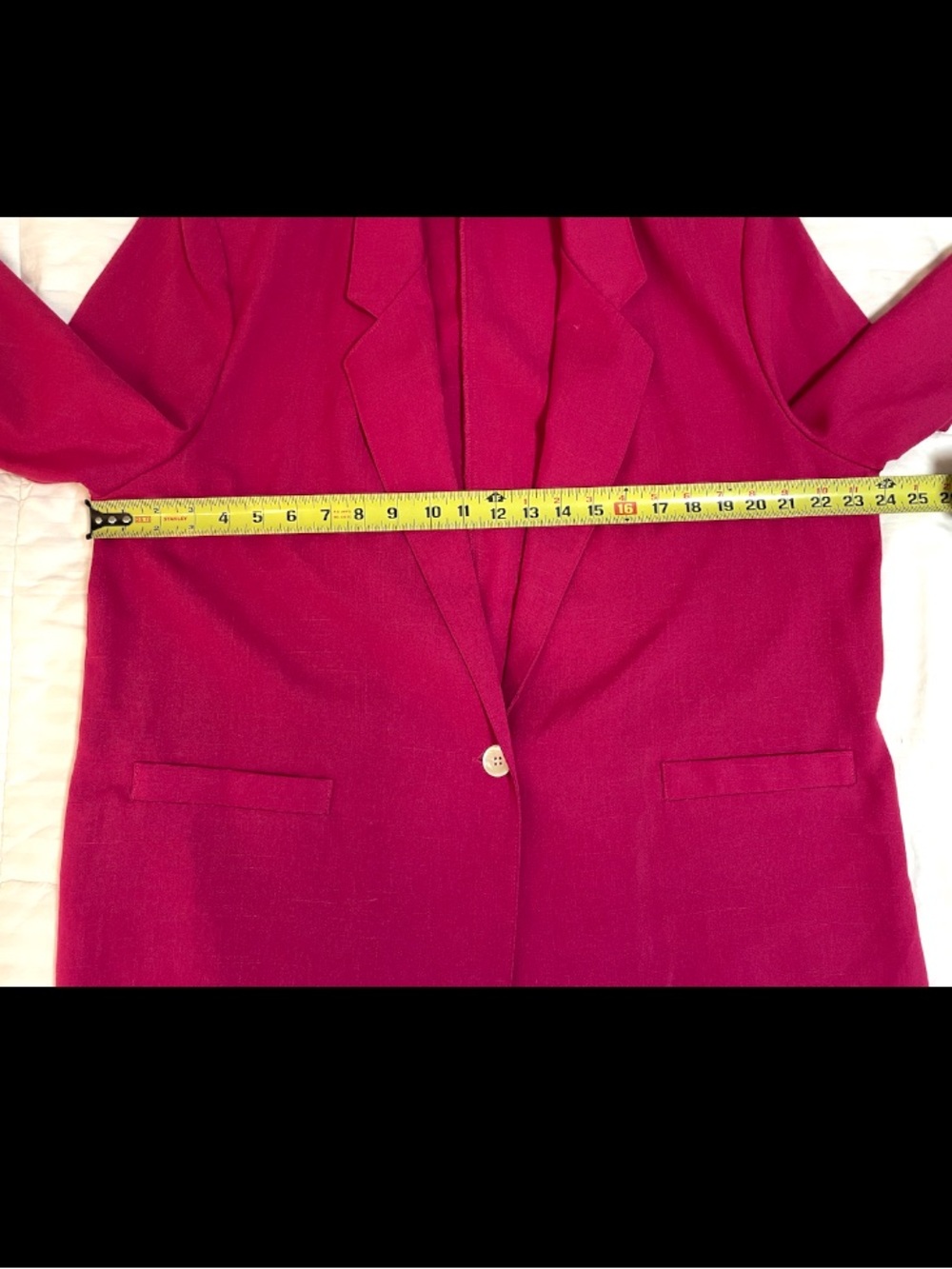 Vintage Alfred Dunner Fuchsia Pink Women 18 Blazer Jacket Shell Button EUC - Picture 5 of 8
